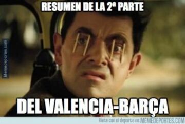 Los mejores memes del Valencia-Barcelona