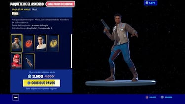 Fortnite x Star Wars: consigue los skins de Rey, Finn y Sith Trooper