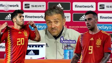 Luis Enrique contesta la pregunta que tantos se hacen: ?por qu¨¦ va Asensio y Alc¨¢cer est¨¢ fuera?