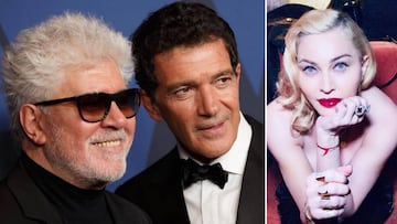 Almodóvar critica a Madonna por su trato hacia él y a Antonio Banderas