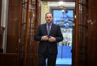 MADRID, SPAIN - DECEMBER 19: The deputy of the Mixed Group, Jose Luis Abalos, on his arrival to a plenary session at the Congress of Deputies, on 19 December, 2024 in Madrid, Spain. The Plenary of the Congress gives the final 'green light' to the bill creating a new minimum tax for multinational companies, a rule that includes part of the tax reform that the Government wanted. The doubt is whether the amendments of PP and Junts, which have been introduced in the Senate and which may reach the Official State Gazette (BOE) against the criteria of the Government, will be included. On the other hand, during the plenary session, the draft organic law on the prevention of losses and food waste will also be voted on. (Photo By Fernando Sanchez/Europa Press via Getty Images)