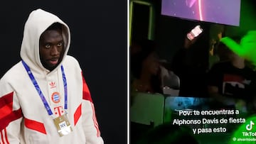 Un hombre se encuentra a Davies de fiesta y le enseña el escudo del Madrid: deben ver la respuesta