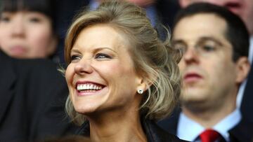 Amanda Staveley, en un partido entre el Liverpool y el Chelsea