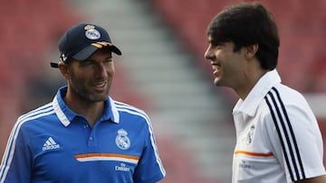 El franc&eacute;s, Zinedine Zidane y el brasile&ntilde;o, Kaka.