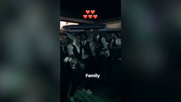 Marcelo lideró fiesta del Real Madrid en la boda de Lucas