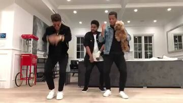 Los hermanos Dos Santos muestran sus mejores pasos