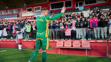 El Girona todavía no ha inscrito a Ter Stegen en LaLiga