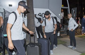 El Real Madrid ya se encuentra en Los Ángeles