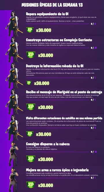 Fortnite Temporada 7: Misiones &Eacute;picas de la Semana 13