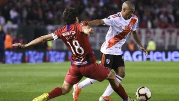 El uruguayo fue uno de los jugadores que m&aacute;s sufri&oacute; la espesa previa de la revancha que River deb&iacute;a afrontar esta noche en Asunci&oacute;n ante Cerro Porte&ntilde;o.