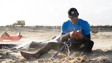 Karim Mahmud seen during the Red Bull King Of The Air Qualifier Tarifa 2024, Spain on September 14, 2024.