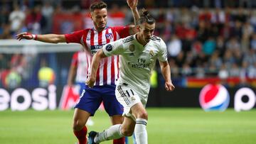 Saúl y Bale, en la final de la Supercopa europea.