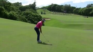 ¡Espectacular! El golpe clave de Jon Rahm que le ha colocado tercero