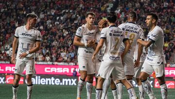    Ulises Rivas celebrates his goal 0-1 of Pumas during the game Tijuana vs Pumas UNAM, corresponding to Round 01 of the Torneo Apertura 2023 of the Liga BBVA MX, at Caliente Stadium, on June 30, 2023.

<br><br>

Ulises Rivas celebra su gol 0-1 de Pumas durante el partido Tijuana vs Pumas UNAM, correspondiente a la Jornada 01 del Torneo Apertura 2023 de la Liga BBVA MX , en el Estadio Caliente, el 30 de Junio de 2023.