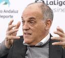 Tebas, sobre el Málaga: “Su situación es casi buena”