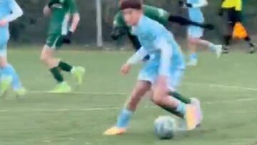 Atención al impresionante gol de un niño de 13 años de Sporting City