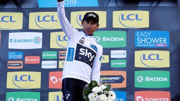 Egan Bernal, mejor joven de la París-Niza.