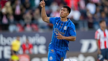 during the 4th round match between Atletico de San Luis and Guadalajara as part of the Liga BBVA MX, Torneo Clausura 2026 at Alfonso Lastras Stadium, on January 31, 2026 in San Luis Potosi, Mexico.