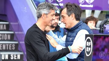 22/10/22  PARTIDO PRIMERA DIVISION
REAL VALLADOLID -  REAL SOCIEDAD
SALUDO ENTRENADORES 
ALGUACIL Y PACHETA