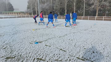Los jugadores del Almazán.
