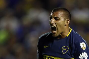Buenos Aires 4 abril 2018, Argentina
Copa Libertadores de America
Boca Juniors vs Junior de Barranquilla en el Estadio La Bombonera.
Ramon Abila de Boca Juniors
Foto Ortiz Gustavo