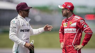 Hamilton: "Vettel no me llamará, no tiene mi número de teléfono"