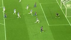 El Alavés reclamó fuera de juego en el gol de Neymar