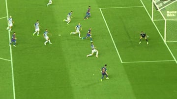 El Alavés reclamó fuera de juego en el gol de Neymar