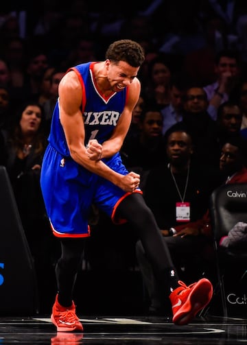 Fotografía de Carter-Williams en su primera temporada en la NBA.