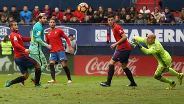 Resumen y goles del Osasuna - Barcelona de LaLiga Santander