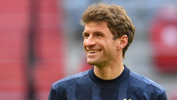 Thomas Muller, con el Bayern de M&uacute;nich.