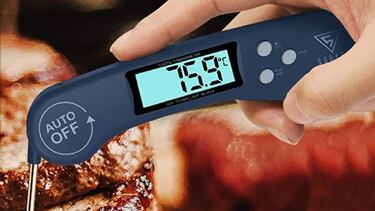 Cocina tus carnes con la mxima precisin con este termmetro de cocina ultrarrpido y en cinco colores