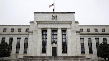 Edificio de la Reserva Federal en Washington. USA. Mayo 22, 2020.
 