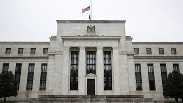 Edificio de la Reserva Federal en Washington. USA. Mayo 22, 2020.