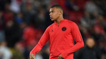 Mbapp&eacute; con el PSG.