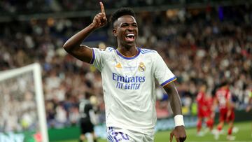 Vinicius currently occupies a non-community position at Real Madrid.