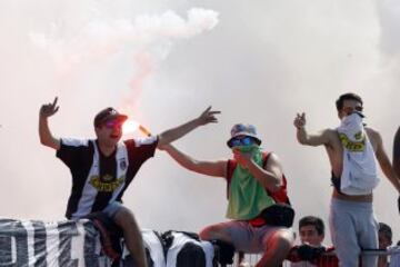 El espectacular ambiente en las tribunas del Nacional