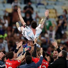 La emocionante arenga de Messi antes de ganar la Copa América