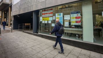 Archivo - Oficina de Empleo ubicada en Madrid