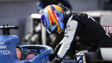 ALONSO Fernando (spa), Alpine F1 A521, portrait during the Formula 1 Heineken Grande Pr&eacute;mio de Portugal 2021 from April 30 to May 2, 2021 on the Algarve International Circuit, in Portimao, Portugal - Photo Xavi Bonilla / DPPI
 AFP7 
 02/05/2021 ONL