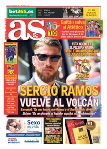 Las portadas de AS de enero