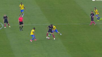 ¡Genial ruleta y taco de Busquets acabó en golazo!