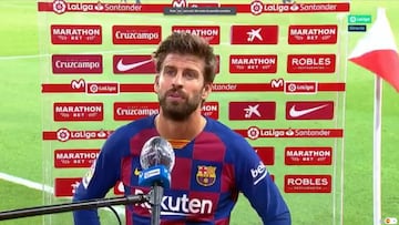Piqué: "Viendo estas jornadas, será difícil que el Madrid pierda puntos"