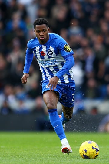 Ansu Fati, en un partido con el Brighton.