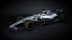 The new Williams car, the FW40.