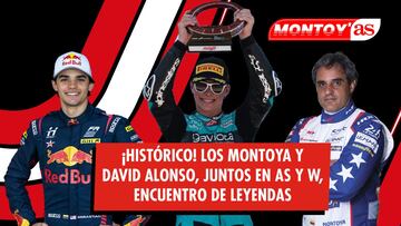 ¡Histórico! Los Montoya y David Alonso, juntos en AS y W, encuentro de leyendas