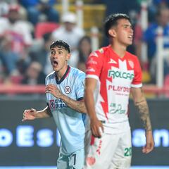 Cruz Azul compartió el sótano con el Necaxa en la mayoría de jornadas del Apertura 2023
