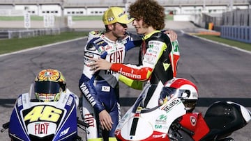 Rossi y Simoncelli eran grandes amigos.