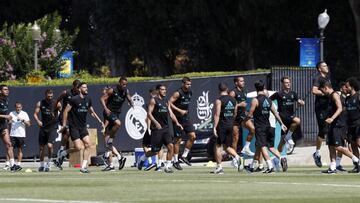 Ramos, ausente en el entreno por unas molestias en el o¨ªdo