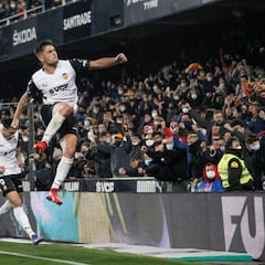 Cada vez que toca en Hugo Duro, Mestalla sueña con la Copa